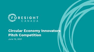 Circular Economy Innovators Pitch Competition