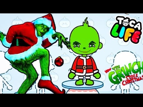 GRINCH de NATAL no TOCA LIFE WORLD | como o grinch roubou o Natal | TOCA BOCA