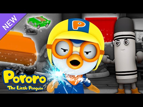 🌈#colors Learn Colors with Pororo! | Catch the rainbow-stealing thief! | Pororo Learnings for Kids