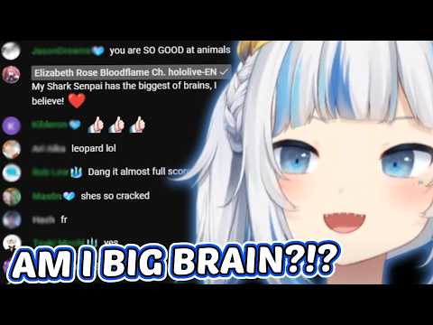 Gura shocked Chumbuds with her BIG BRAIN...【HololiveEN | Gawr Gura】