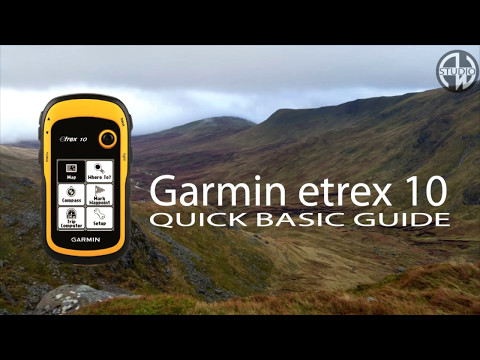 garmin etrex 10 basic guide (for beginners)