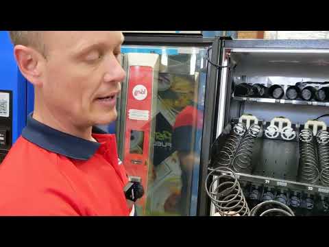 How to install a spiral on your vending machine