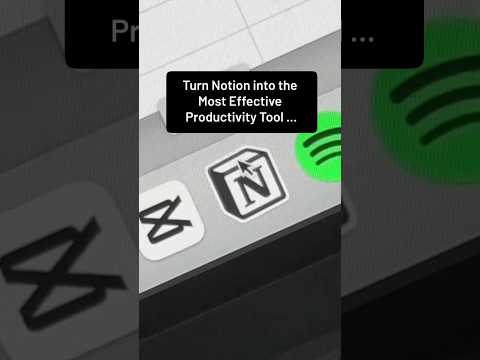 Turn Notion into the Most Effective Productivity Tool #notion #timeboxing