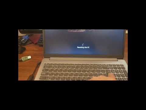 Factory reset a Lenovo Ideapad1 window 11