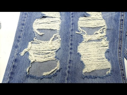 How to repping a jeans | Design jeans pant rapped |