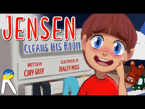 Jensen Cleans His Room - Animated Read Aloud Book for Kids