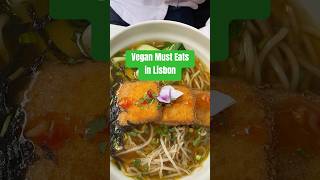 The best vegan restaurants in Lisbon, Portugal! Follow for more! #vegantravel