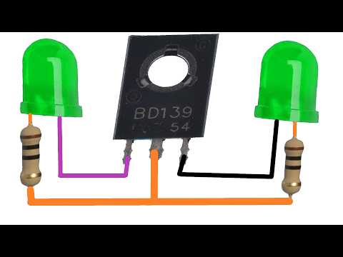 Fili Filop Circuit Working with a Single Transistor and Speed ​​Controlled