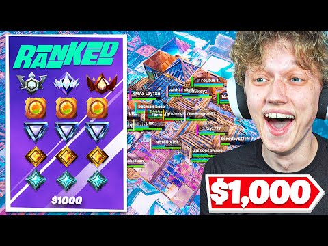 I Hosted a $1000 RANKED Tournament In Fortnite!