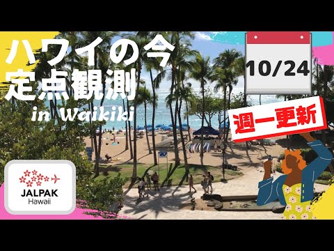 【ハワイの今】ワイキキ定点観測  2023年10月24日