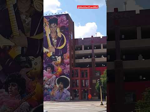 Prince Mural in Minneapolis