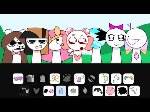 Incredibox - Sprunki oc (real) showcase Characters oc with horror part 1