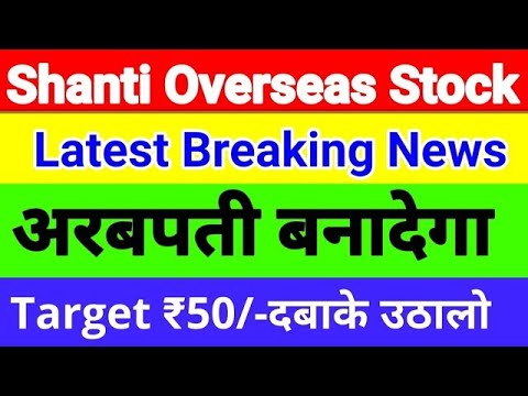 Shanti Overseas India Ltd shanti overseas (india) ltd share price  #Shantioverseasshare