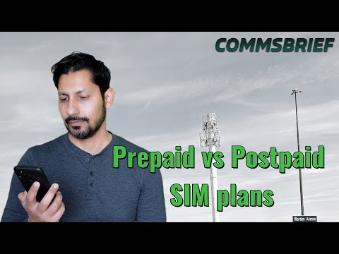 Prepaid vs Postpaid SIM plans