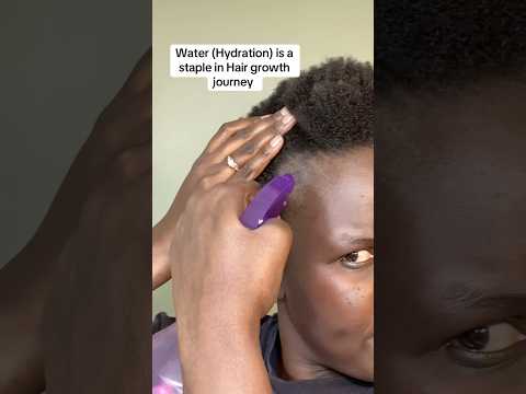 This is 4C Hair: Water is very important in your Natural Hair Growth journey #shorts #shortvideo