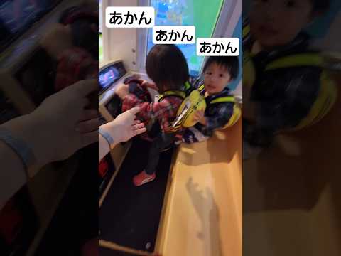 双子二人で仲良く遊べるか?!ドライブゲーム👶👶2歳5ヶ月双子