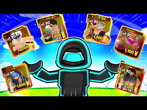 I Collected Every Double Evolved Unit In Roblox Anime Defenders