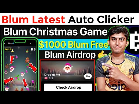 Blum New Auto Clicker Christmas Update |Blum Auto Clicker on Mobile | Blum New Update