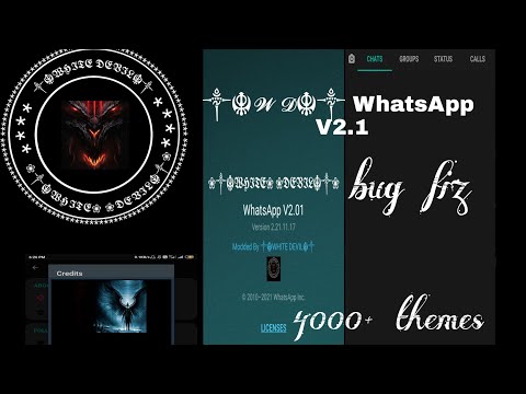 ☬༒𝒲 𝒟☬༒ V-2.1 |bug fixed |new privacy added🔖new theme added✨Imunne| normal coloured ✨#mod#whatsapp