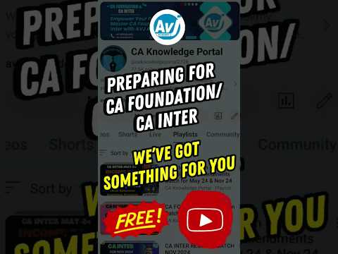 Prepare for CA Inter and CA Foundation with the best faculties at AVJ Academy.