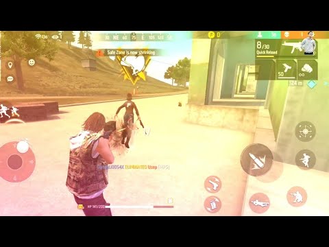 3Round freefire game play only 2 kills 😄|| first time play freefire game.