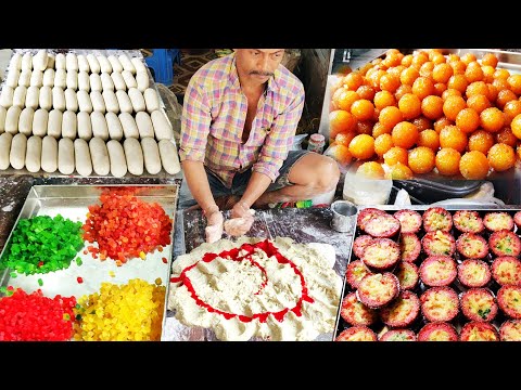 This Man Making Different Types of Gulab Jamun with Simple Ingredients | Gulab Jamun Sweet Making