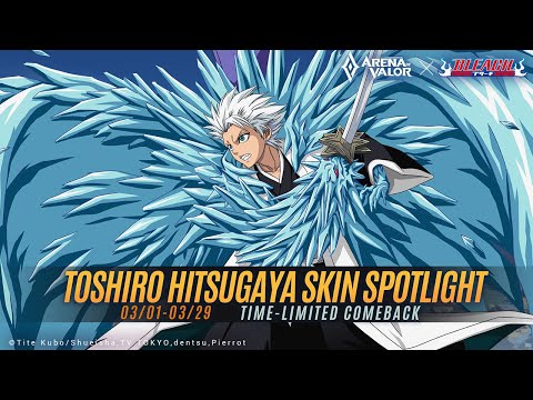 AoV x BLEACH Toshiro Hitsugaya Bright Skin Spotlight | Arena of Valor - TiMi Studios