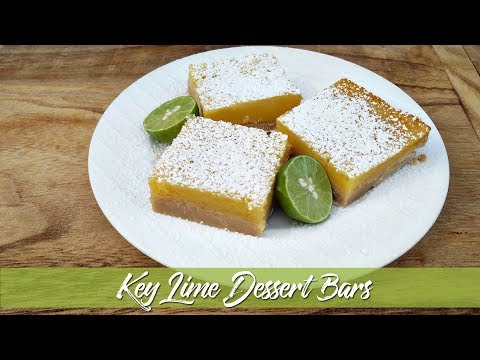 Key Lime Dessert Bars - Tart and Sweet Treat!