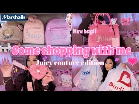 COME JUICY COUTURE SHOPPING WITH ME ♡ | Marshalls, Burlington, & Ross + haul at the end