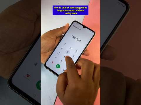 how to unlock samsung phone forgot password without losing data #shorts