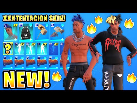 *NEW* "XXXTENTACION" Fortnite Skin! (Icon Series)