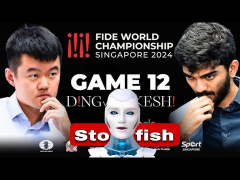 Ding Liren DEFEATED Gukesh In The Fide World Chess Championship By Stockfish Analysis | Chess Game