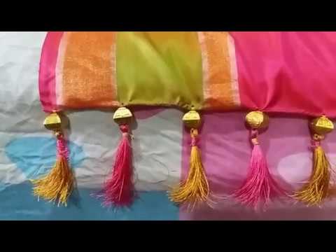 how to make saree kuchu designs / saree kuchulu