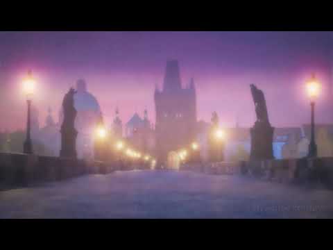 Relaxing Heavy Rain Sounds on Charles Bridge in Prague   8 Hours