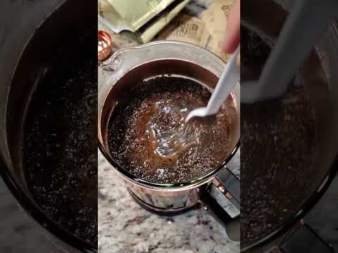 How to make French Press Coffee at home! Super Easy! #food #shorts #coffee