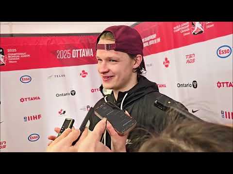 Latvia Goalie Linards Feldbergs Says His Last World Juniors Will Stay In His Head And Heart Forever