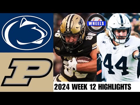 #4 Penn State vs Purdue | Week 12 | 2024 College Football Highlights