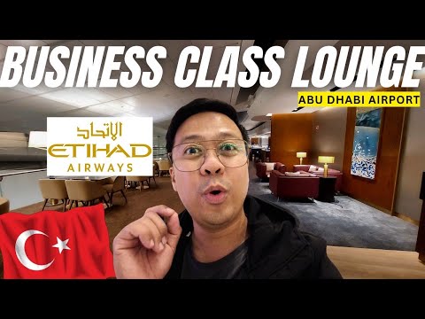 Business Class Lounge Honest Review : Etihad Airways | Dubai to Manila Travel Vlog 2024