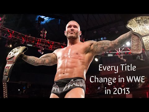 Every Title Change in WWE in 2013