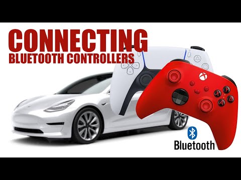 How to connect a Bluetooth Wireless Controller to your Tesla