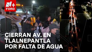 Así se ve desde el aire el caso por bloqueo en Reyes Heroles, Tlalnepantla, Edomex - En Una Hora