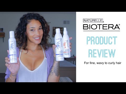 Biotera Product Review - Fine Wavy to Curly Hair