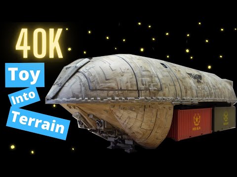 Making 40K terrain from a Star Wars toy