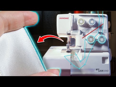 How To Serge A Rolled Hem