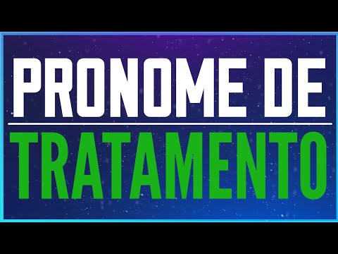 PRONOME DE TRATAMENTO [Prof. Martins]