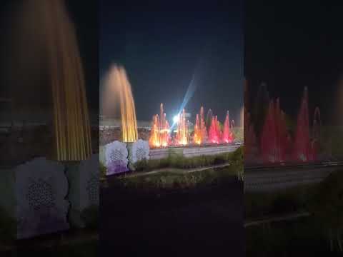 Prem mandir water lighting show