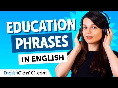 Learn How to Talk About Your Education in English