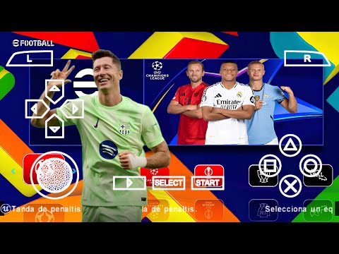 eFootball PES 2025 PPSSPP Original Iso Camera Ps5 Update Kits & Last Transfer Best Graphics