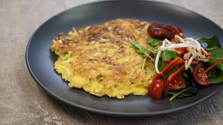 Quick and Easy Bean Sprout & Cabbage Fritters