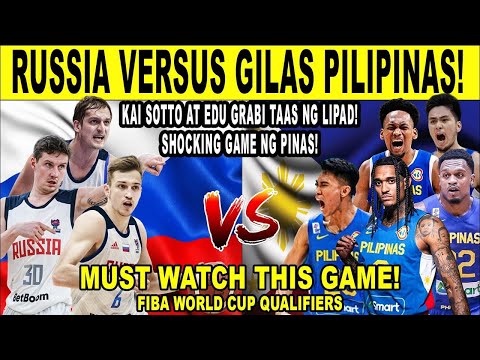 GILAS PILIPINAS vs RUSSIA - Grabe Kai Sotto at Edu Perfect Twin Tower! FIBA Qualifiers 2k